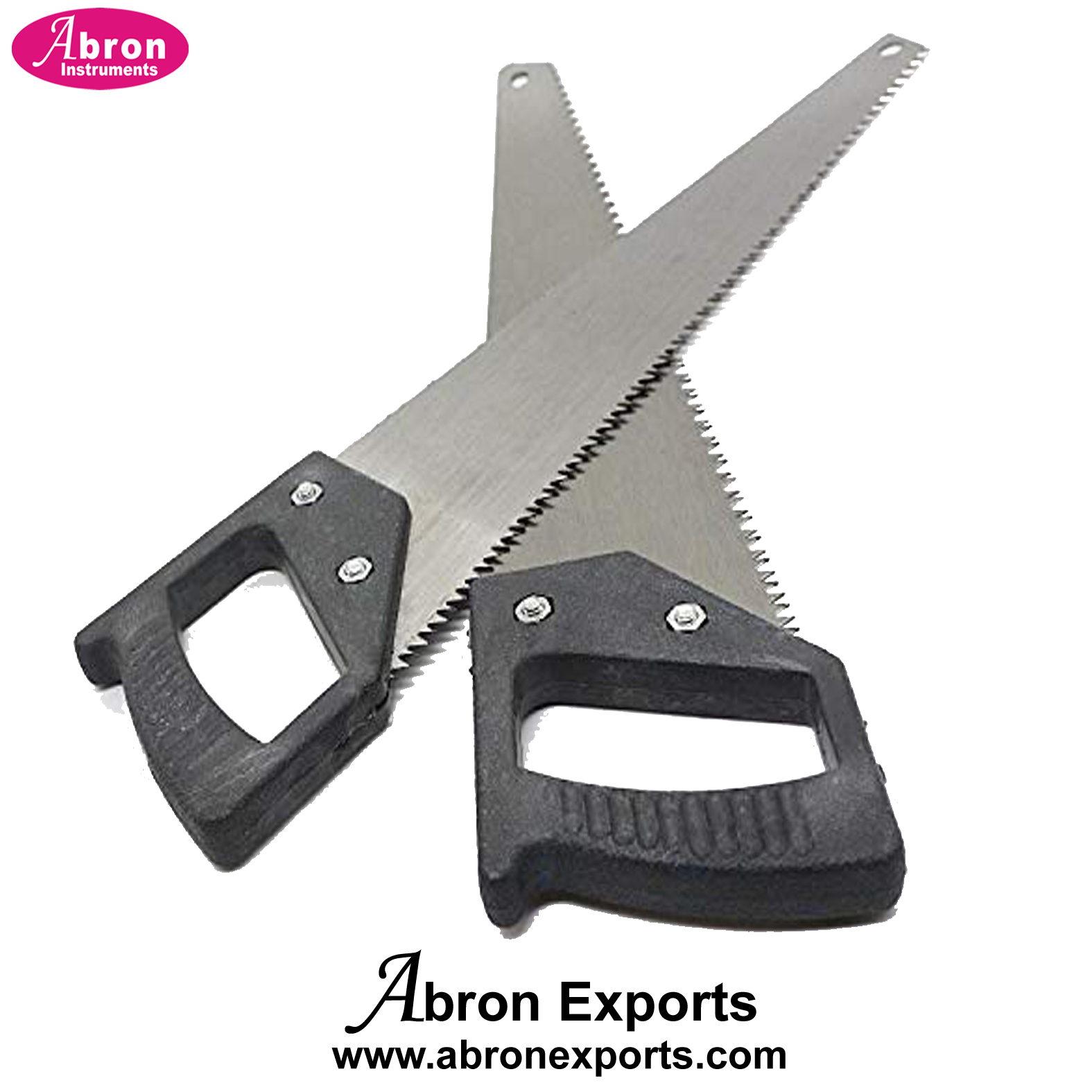 hacksaw Hand Saw with Hardened Steel blades 450mm 18 inch Silver colour body For Professionals & Craftsmen Abron AT-32HS14
